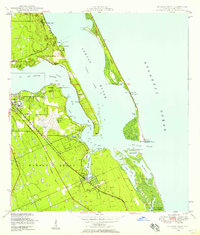 St. Lucie Inlet 1948 topographic map thumbnail