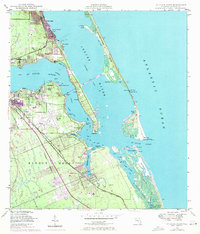 St. Lucie Inlet 1948 topographic map thumbnail