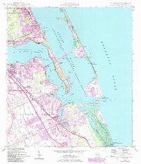St. Lucie Inlet 1948 topographic map thumbnail