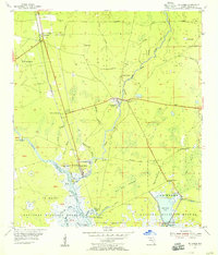 St. Marks 1954 topographic map thumbnail