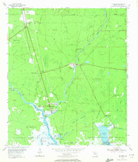 St Marks 1954 topographic map thumbnail