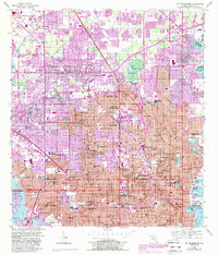 St. Petersburg 1956 topographic map thumbnail