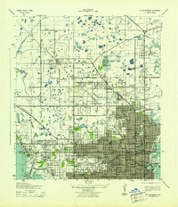 St Petersburg 1943 topographic map thumbnail