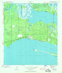 St. Teresa Beach 1943 topographic map thumbnail