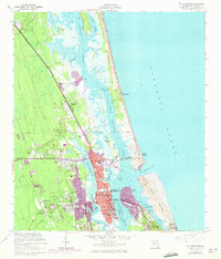 St. Augustine 1956 topographic map thumbnail