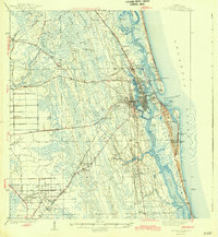 St. Augustine 1943 topographic map preview