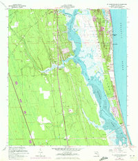 St. Augustine Beach 1956 topographic map preview
