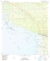 Steinhatchee 1954 topographic map thumbnail