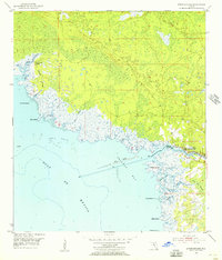 Steinhatchee 1954 topographic map preview