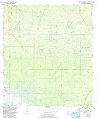 Steinhatchee SE 1954 topographic map preview
