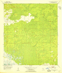 Steinhatchee SE 1954 topographic map preview