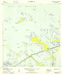 Sugarloaf Key 1943 topographic map thumbnail