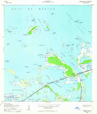 Sugarloaf Key 1943 topographic map thumbnail