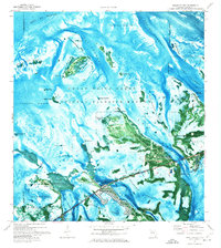 Sugarloaf Key 1972 topographic map thumbnail