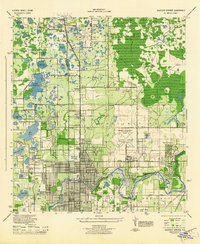 Sulphur Springs 1944 topographic map preview