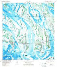 Summerland Key 1972 topographic map thumbnail