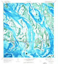 Summerland Key 1972 topographic map thumbnail