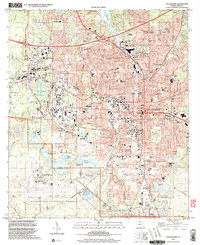 Tallahassee 1999 topographic map thumbnail