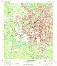 Tallahassee 1970 topographic map thumbnail