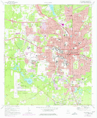 Tallahassee 1970 topographic map thumbnail