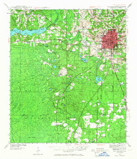 Tallahassee 1940 topographic map thumbnail