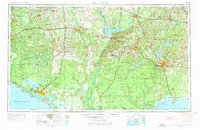 Tallahassee 1954 topographic map thumbnail