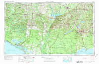 Tallahassee 1954 topographic map thumbnail