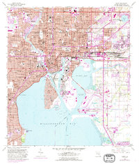 Tampa 1956 topographic map thumbnail