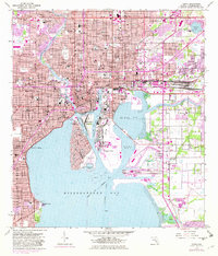 Tampa 1956 topographic map thumbnail