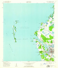 Tarpon Springs 1943 topographic map thumbnail