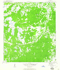 Tates Hell Swamp 1945 topographic map thumbnail