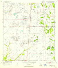 Taylor Creek NE 1953 topographic map thumbnail