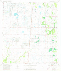 Taylor Creek NE 1953 topographic map thumbnail