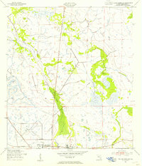 Taylor Creek SE 1953 topographic map thumbnail