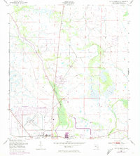 Taylor Creek SE 1953 topographic map thumbnail