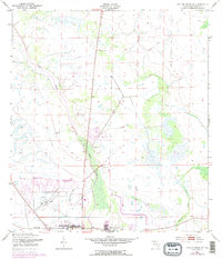 Taylor Creek SE 1953 topographic map thumbnail