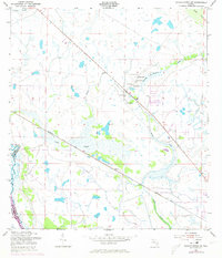 Taylor Creek SW 1953 topographic map thumbnail