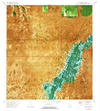 Taylor Slough 1972 topographic map thumbnail