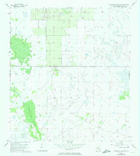 Telegraph Swamp NW 1956 topographic map thumbnail