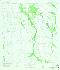 Telegraph Swamp SE 1957 topographic map thumbnail
