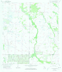 Telegraph Swamp SE 1957 topographic map thumbnail