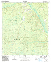Telogia 1990 topographic map thumbnail