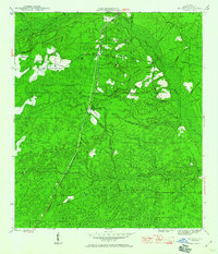 Telogia 1945 topographic map preview
