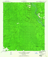 Thousand Yard Bay 1945 topographic map thumbnail