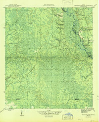 Thousand Yard Bay 1945 topographic map thumbnail