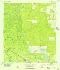 Tidewater 1955 topographic map thumbnail