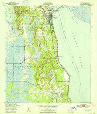 Titusville 1952 topographic map thumbnail