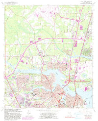 Trout River 1964 topographic map preview