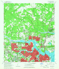 Trout River 1964 topographic map preview