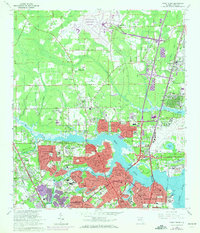 Trout River 1964 topographic map thumbnail